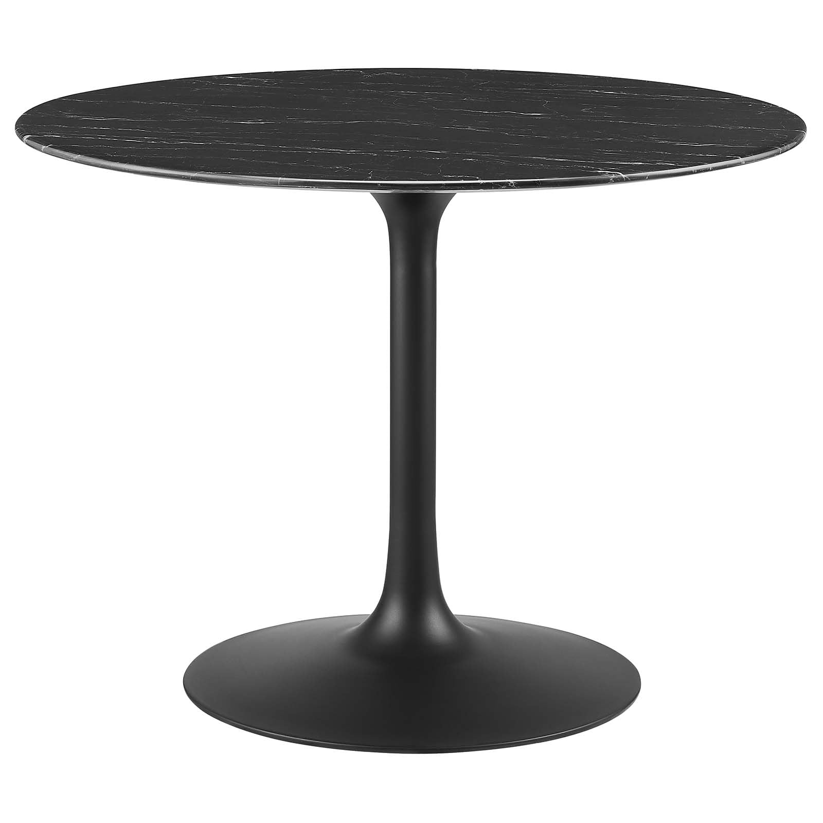 Modway Lippa Dining Table, 40", Black Black